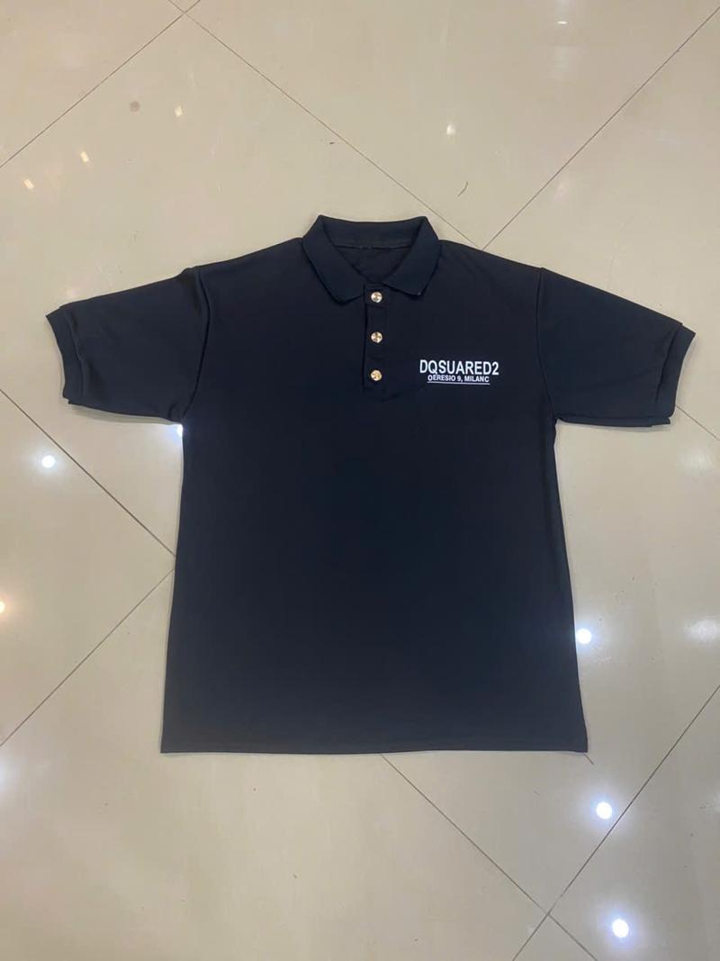 Product Introduction of Áo polo BO CỔ ĐEN ở ngực in DQS đầy đủ bốn size new. 3