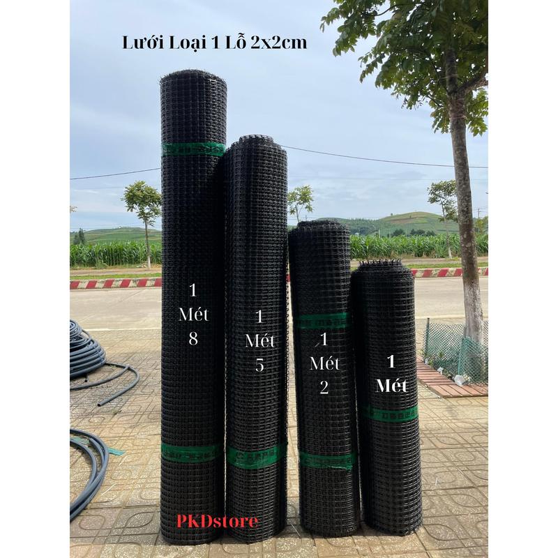 Loại 1 ô 2x2 cm : Lưới Nhựa Dẻo Nguyên Sinh Cao 1m,1m2,1m5,1m8 Dài 25m ô 2x2cm làm chuồng chim,gà,vịt,rào vườn giàn leo chịu lực chịu nhiệt siêu bên 9-10 năm