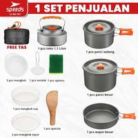 Gambar SPEEDS Alat Masak Camping Piknik Portable Serbaguna Mancing Lengkap Outdoor Simple 003-501 - 003-500 SET dari SPEEDS HOME Kota Surabaya 2 Tokopedia