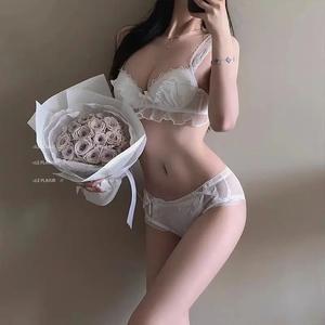 Bộ Áo Ngực Lolita, Dành Cho Nữ, Thêu, Thích Hợp Cho Thanh Thiếu Niên, Áo Ngực Ren, Thiết Kế Thu Thập, Lưới Thoáng Khí, Dễ Thương Và Gợi Cảm, Chống Chảy Xệ, Bộ Áo Ngực