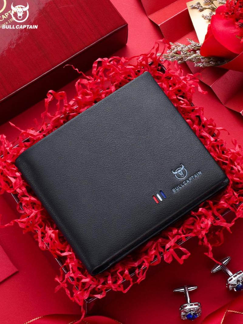 Product Introduction of Men's Business Style Plain Color Wallet, Casual Trendy Wallet with Card Slots, Fashionable Wallet for Men for Daily Use 6