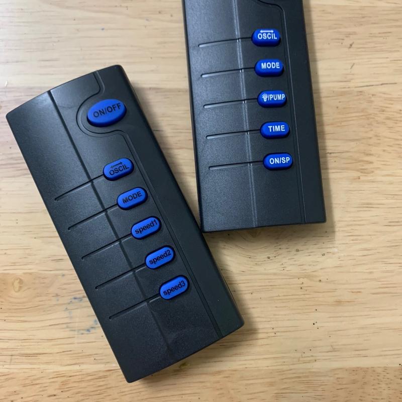 Remote điều khiển quạt treo tường Midea