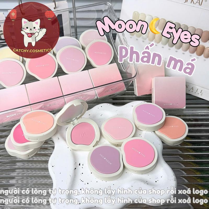 [MOON EYES] Phấn Má Hồng Moon Eyes Đám Mây Đơn Sắc, Early Eight Series Blush, Tone Màu Tự Nhiên 3.5g