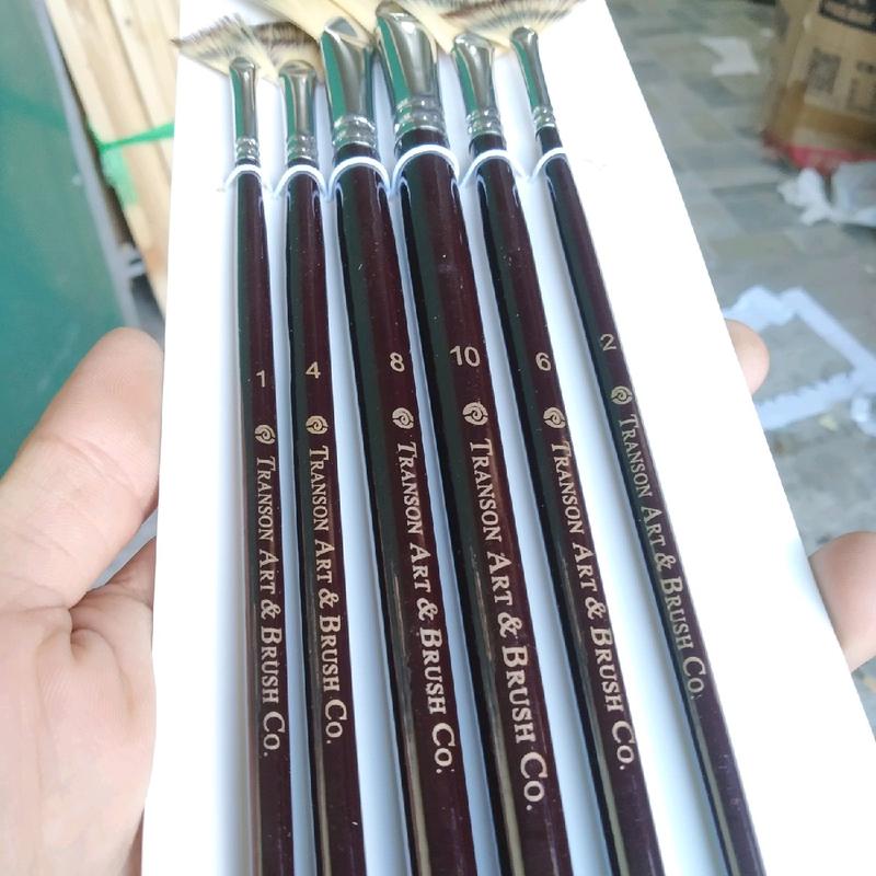 Bộ cọ vẽ đầu xoè quạt đủ size chất lượng tốt, hiệu Artpower 5