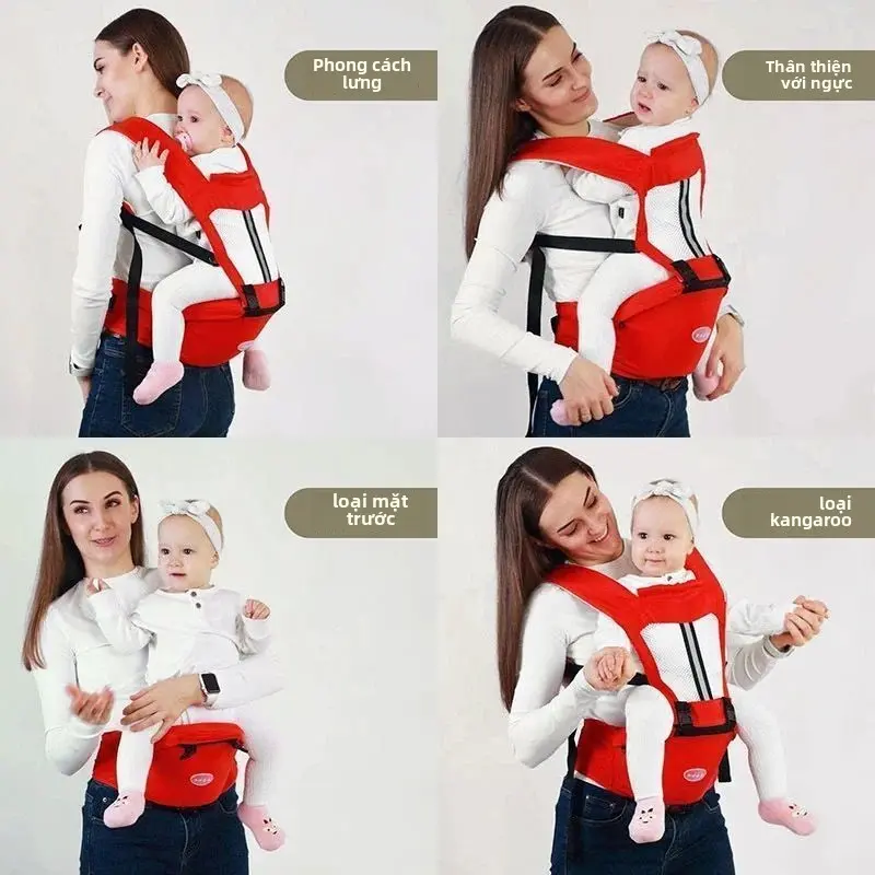 Địu Em Bé Đa Năng, Địu Em Bé Địu Trước Và Sau, Địu Em Bé Chống Mồ Hôi, Thoáng Khí Và Thoải Mái, Thích Hợp Cho Tất Cả Các Mùa, Địu Em Bé Chống Đau Lưng, Lý Tưởng Cho Trẻ Sơ Sinh, Sử Dụng Kép, Mang Theo Trẻ Em địu  bé  từ  0  đến  36  tháng địu  vải 0