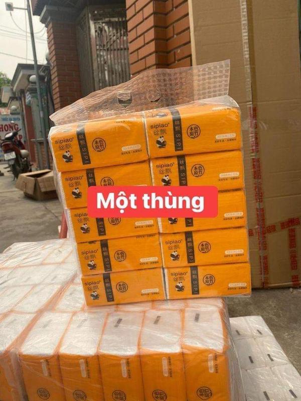 Combo 3 Thùng Giấy Ăn Gấu Trúc, 1 Thùng 10 Gói Hàng Việt Nam Xuất Khẩu.