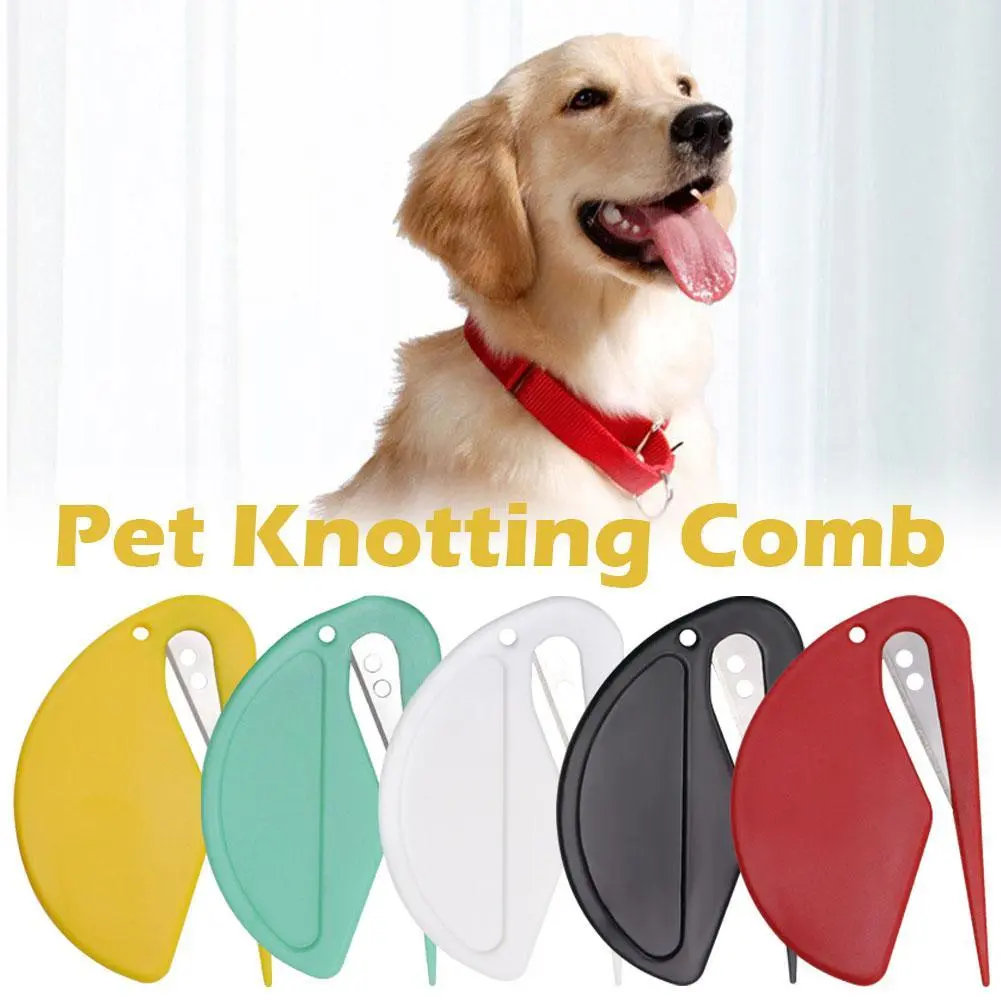 Pet Mat Splitter Effective Open Knot And Undercoat Comb Hair Clippers For Pet Hair Removal T4C5