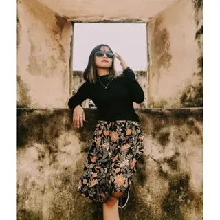 ROK ZARA KOREA STYLE PENDEK batik pekalongan 2
