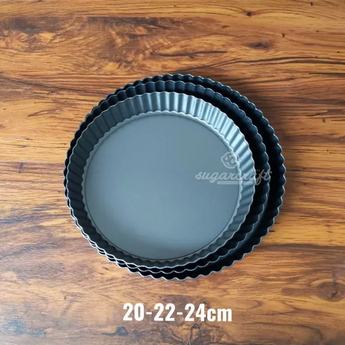 Loyang pie bongkar pasang anti lengket set 3