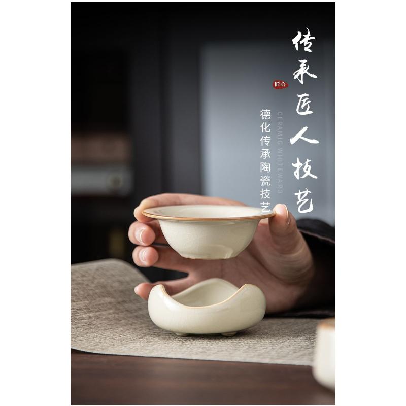 Product Introduction of Bộ Lọc Trà, Nồi Chậu Ru Màu Be, Tách Trà Gốm Sáng Tạo, Tách Trà Cách Ly, Phụ Kiện Bộ Trà, Với Bộ Lọc Trà 18