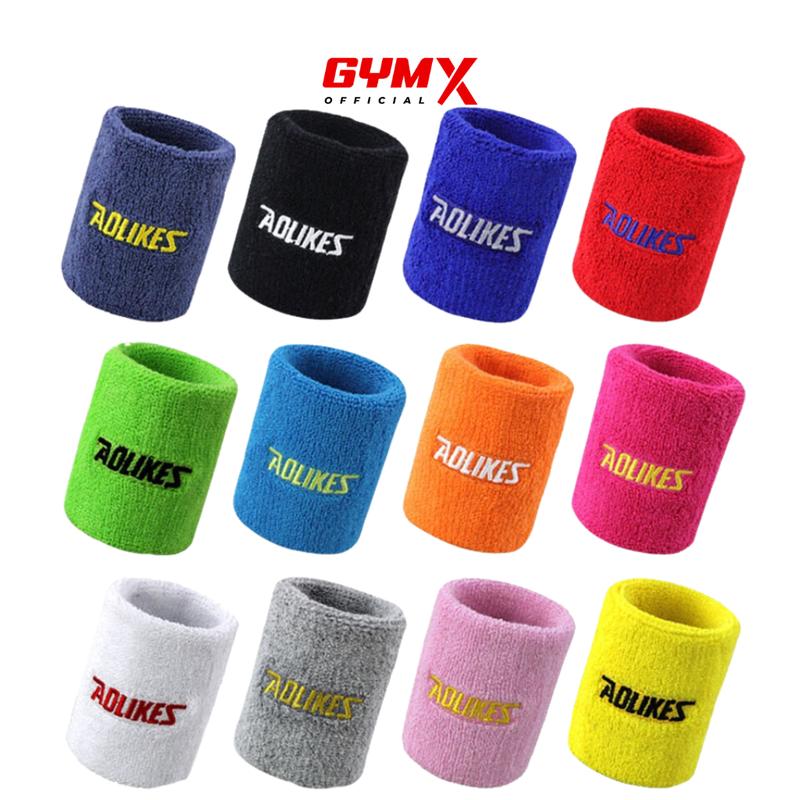 Băng cổ tay thấm mồ hôi, Băng đô thể thao chặn mồ hôi tay  Aolikes 0235