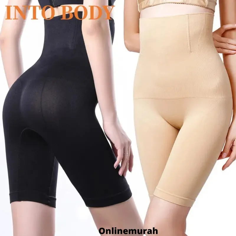 Korset Pelangsing Pengecil Perut / Korset Celana Pelangsing Perut Buncit / Korset Wanita Nylon 4 tulang Penyangga 2