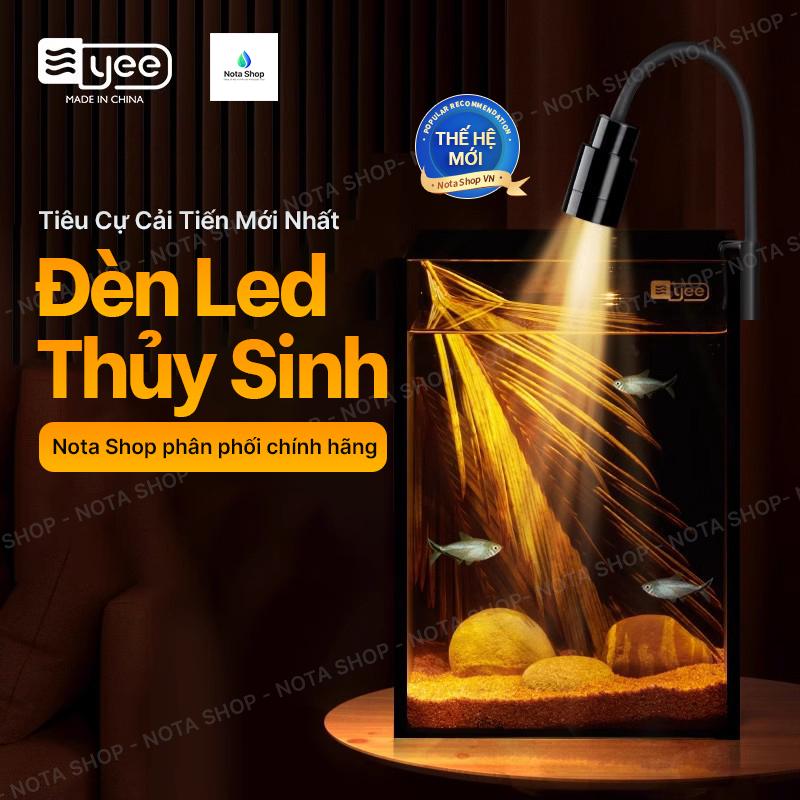 Đèn LED chống nước cho hồ cá mini, hồ cá nhỏ, đèn kẹp cho hồ cá truyền thống - YEE Mini Aquarium Spotlight - Nota Shop