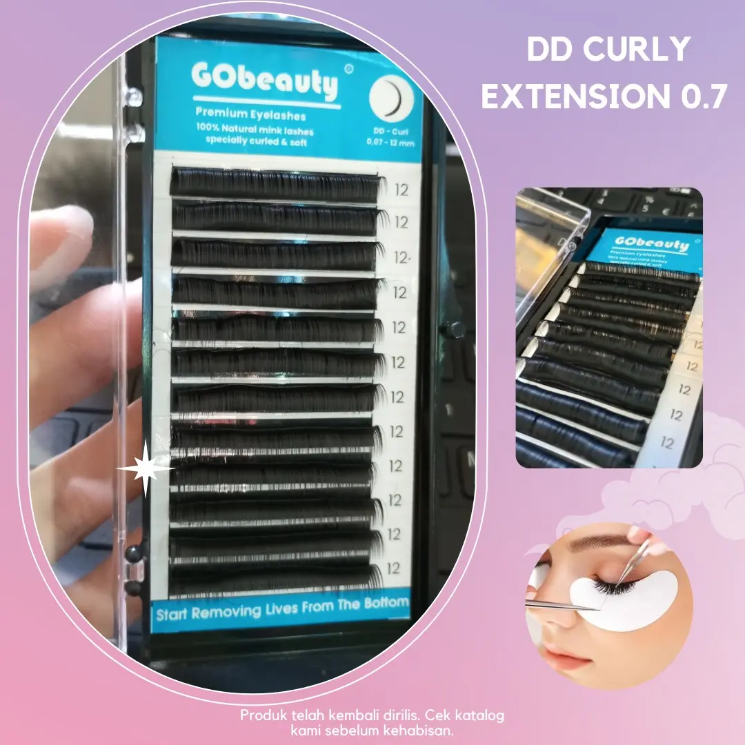 Bulu Mata Tanam DD-CURL Eyelashes Extension