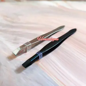 Pinset stainless silver dan hitam