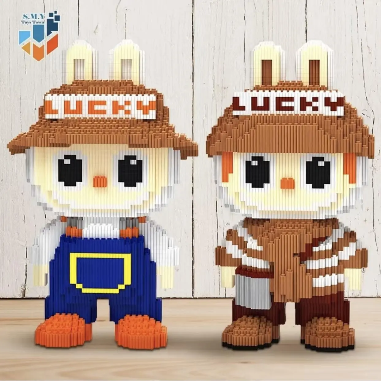 Cartoon Doll, children's educational toys, trendy decoration, boys and girls building blocks