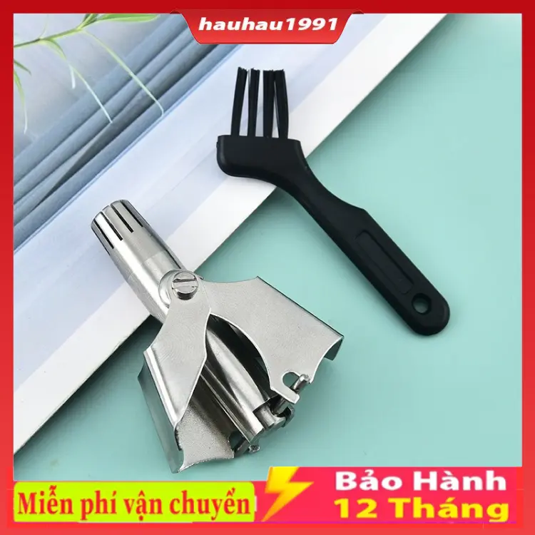 Dụng cụ cắt tỉa lông mũi bằng thép không gỉ cao cấp, máy tỉa lông mũi an toàn tiện lợi , bảo hành 12 tháng 0