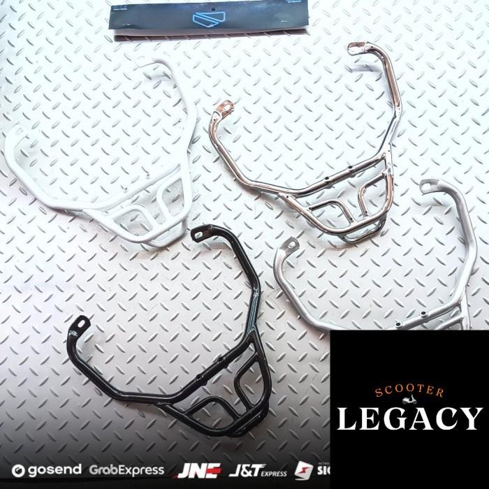 Jual Rear Rack Behel FABRICA Stativ Vespa S LX LXV 2V 3V Iget - BLACK ...