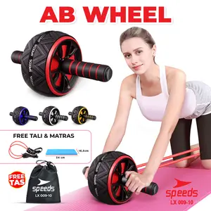 SPEEDS Ab Wheel / Ab Roller Alat Olahraga Fitness Gym Kode 009-10