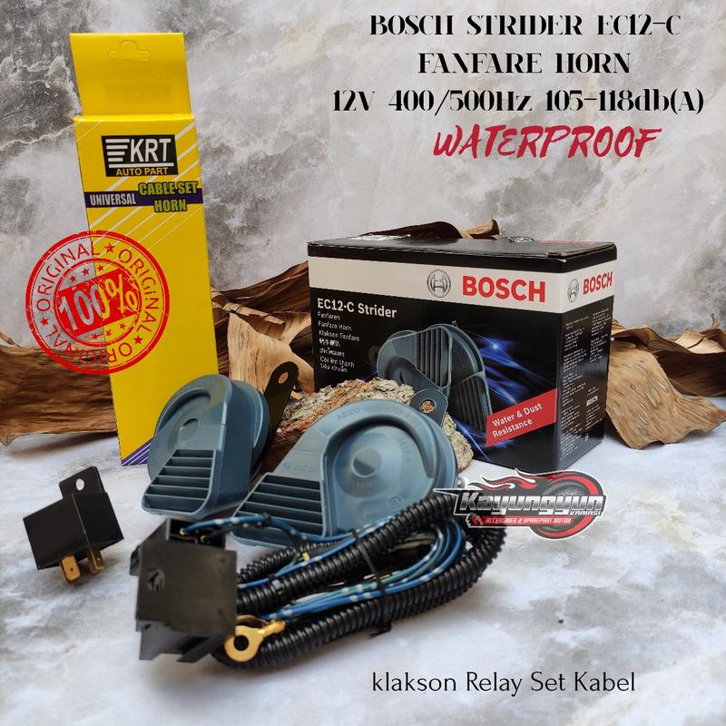 Product Introduction of KLAKSON KEONG BOSCH KLAKSON STRIDER EC12-C WATERPROOF 12 VOLT KLAKSON MOBIL DAN KLAKSON MOTOR Car 1