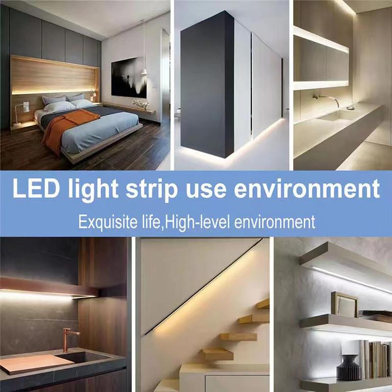 USB Powered LED Strip Light, 5V Strip Rope Light, Flexible Cuttable LED Strip Light for Bedroom Kitchen Cabinet Wardrobe TV Party Decor 6