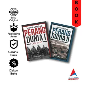 Buku Sejarah Lengkap Perang Dunia 1 : 1914-1918 / Perang Dunia II 1939 - 1945