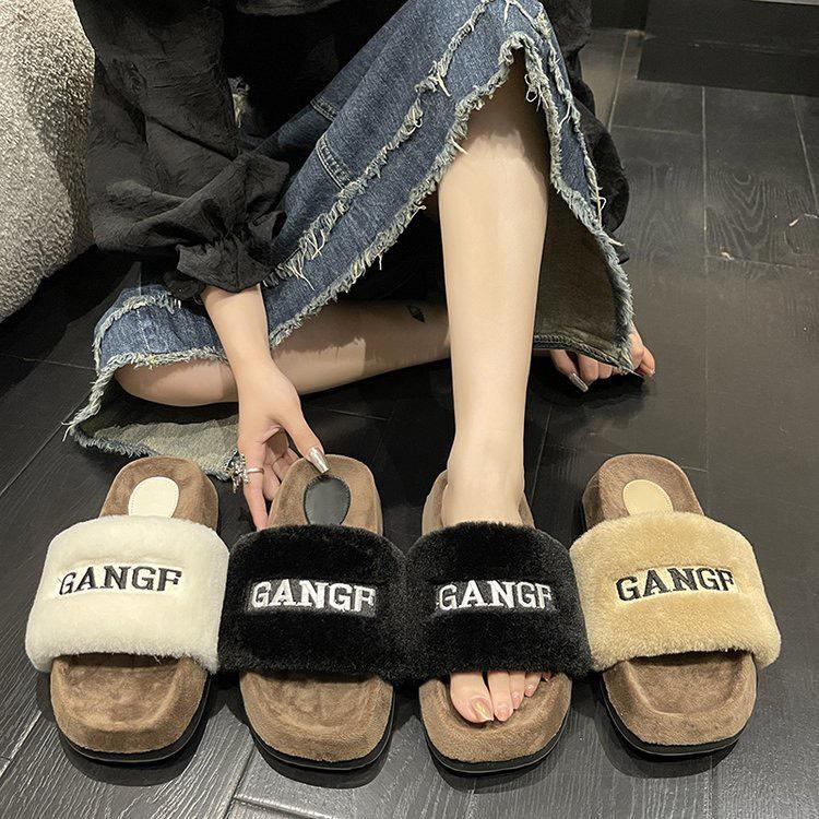 Dép nữ .dép lê .dép quai ngang nữ .dép lông thỏ nữ mẫu mới 2023 chuẩn SIZE CÁC BẠN NHÉ DéP Slipper Có Quai Đồng Jean