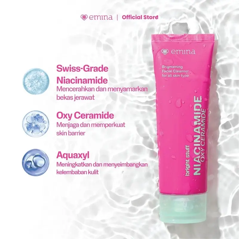Emina Bright Stuff Face Wash 100 ML 0
