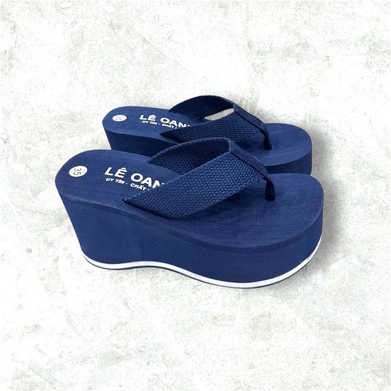 Product Introduction of Dép xốp quai dù màu xanh chống trơn cao 5,7,9p - Hàng chính hãng 3