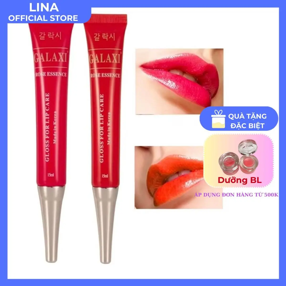 Son Dưỡng Môi GaLaxi Hàn Dưỡng Ẩm - Làm Dịu Tuýp 15ml Cho Nữ Women Trang Điểm Mỹ Phẩm Cosmetic
