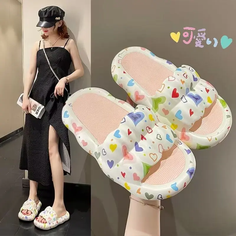 Dép Đi Ngoài Trời Cho Nữ, Đế Mềm, Thích Hợp Cho Mùa Hè, Phong Cách Giảm Béo, Thích Hợp Cho Học Sinh, Sử Dụng Trong Nhà Và Ngoài Trời, Thiết Kế Dễ Thương, Phong Cách Người Nổi Tiếng Trên Internet, Năm 2025