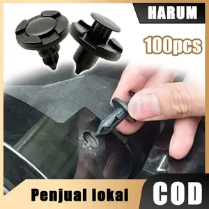 Baut Rivet Mobil100pcs 8mm Klip Penahan Fender Bumper Mobil
