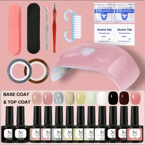 Set kuku gel dengan sinar UV 18W Set Manikur