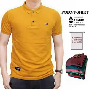 KAOS KERAH PRIA/POLO SHIRT pria/KAOS KERAH ALARIC PREMIUM QUALITY Kain Polo Pendek