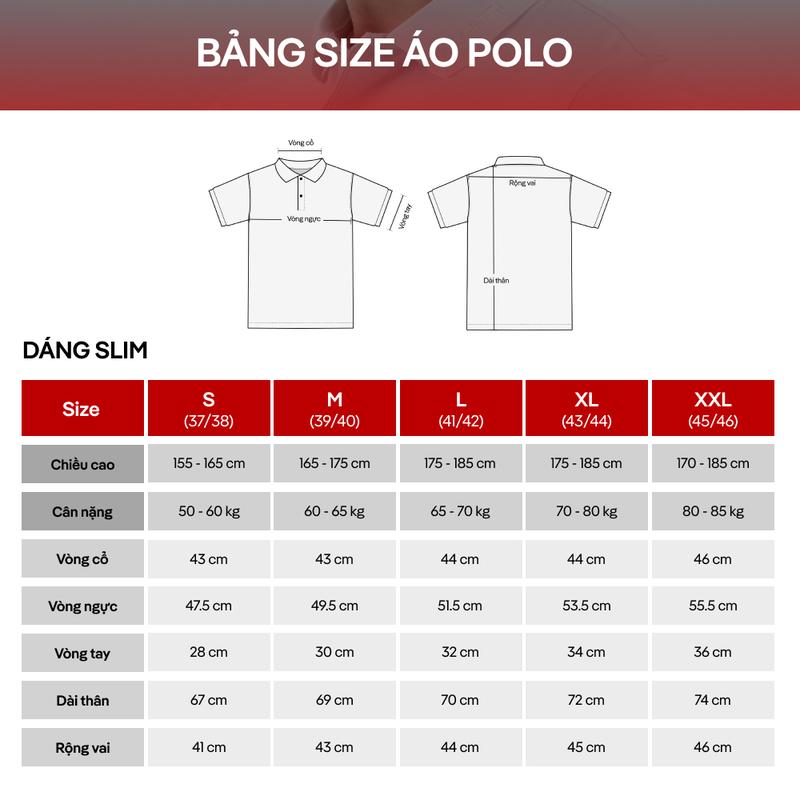 Áo polo nam VERRATI dệt tổ ong chất cotton cao cấp thấm hút, thoáng mát 4003 4