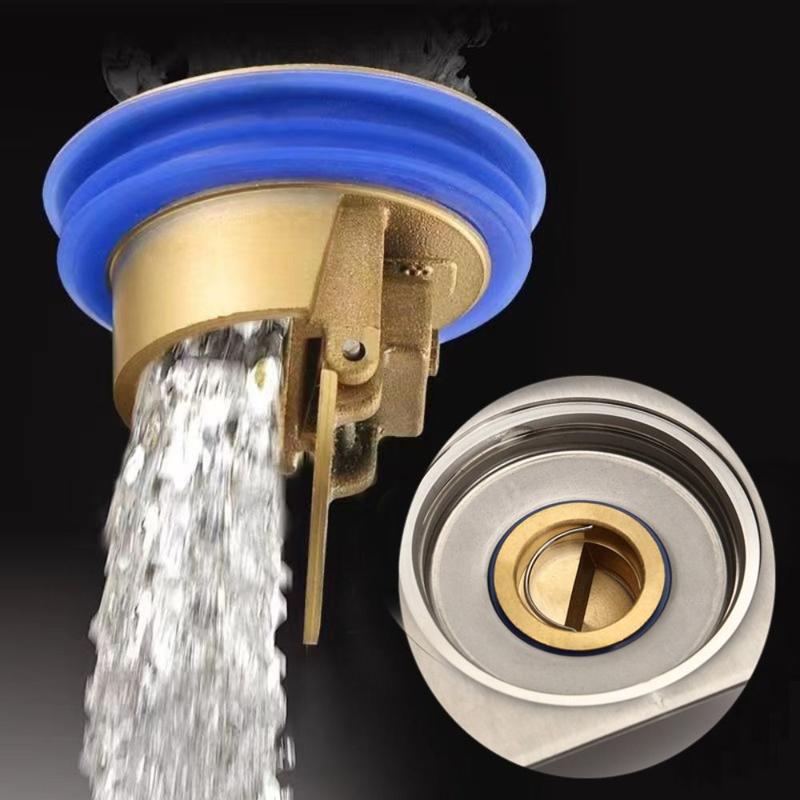 Jowenty Kitchen Colander Shower Drainer Seal Stopper Insect Prevention Floor Drain Drain Cover Anti Odor Sewer Strainer Plug 0