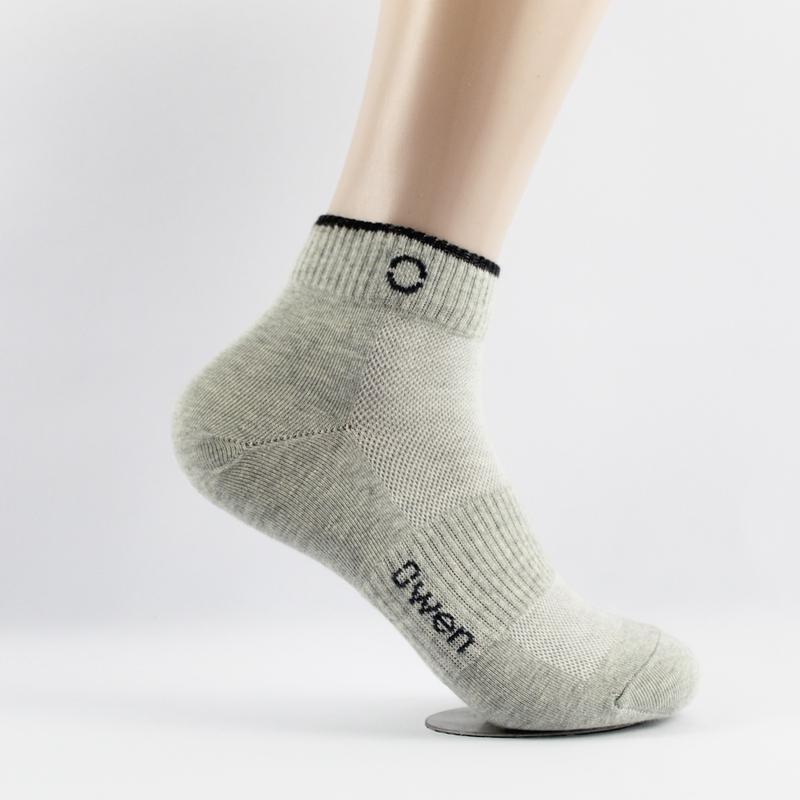 OWENTất nam cổ trung, cổ lười chất cotton dày dặn êm ái, chống hôi chân Menswear 4