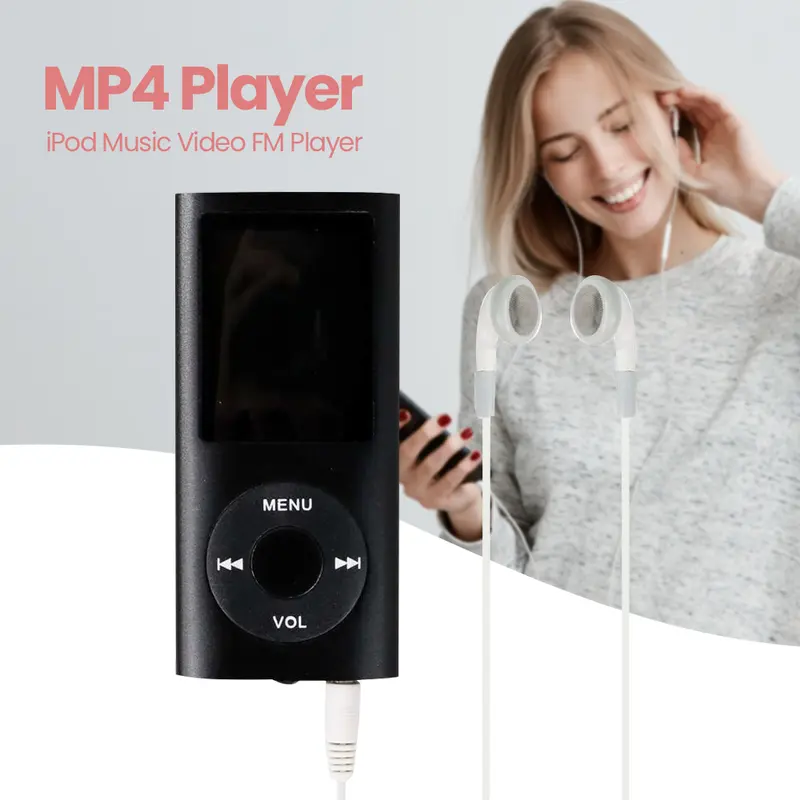 MP3 Player Pemutar Musik Music Lagu MP3 Portable Mini Support Micro Sd Tf Card Player SD Card Music Musik Android Al Quran Clip Radio MP4 Player iPod Music Video FM Player Layar Lcd 0