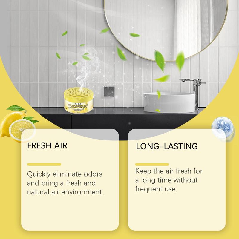 Product Introduction of Air Freshener, Natural Scented Air Freshener, Toilet Deodorant, Home Fragrance for Bathroom, Toilet, Kitchen, Living Room, Perfume 2