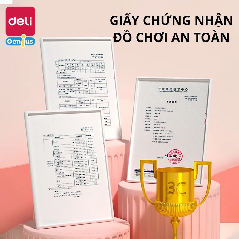 Cát Động Lực Cho Bé Deli - Cát vi sinh Đồ Chơi An Toàn - Không dính tay, Lên Khuôn Tốt, Cát Hạt Gel Mịn - Túi zip 500g Toy 1