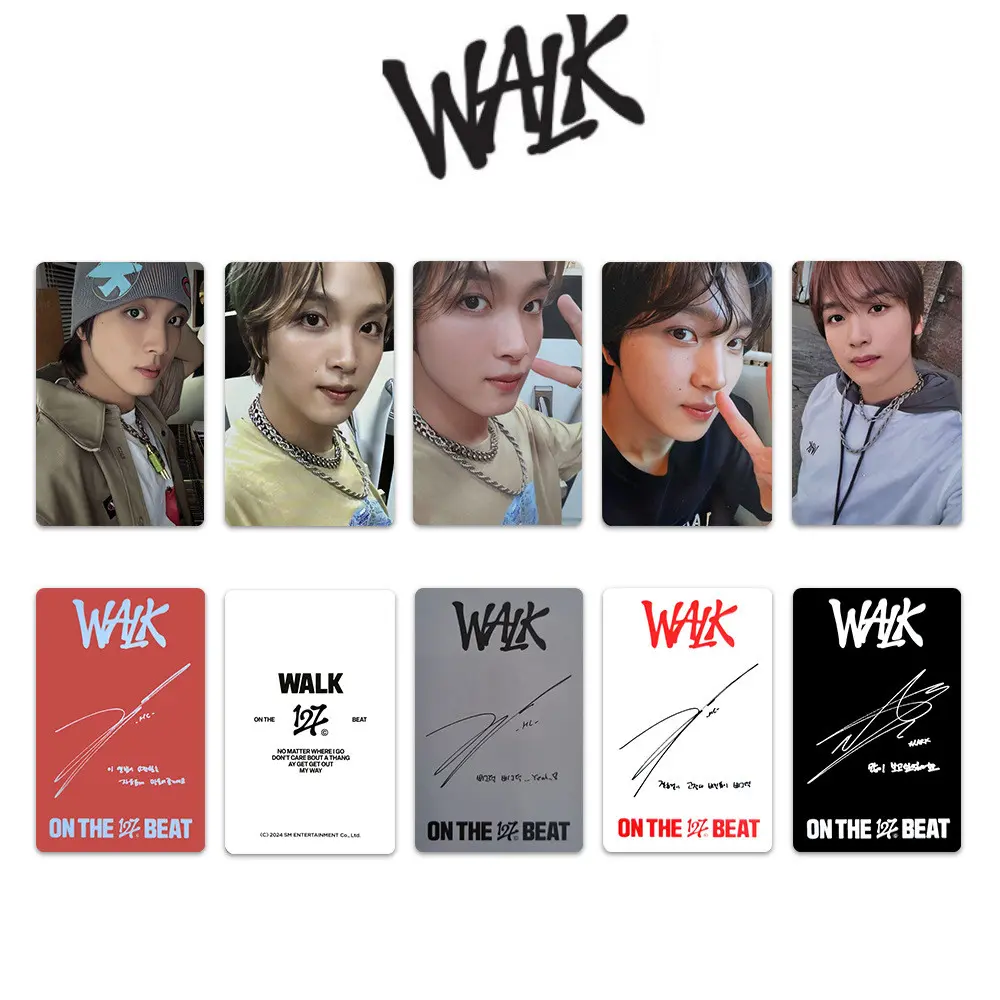 1 7pcs NCT 127 HAECHAN WALK Lomo Cards ON THE BEAT WayV ID Photo