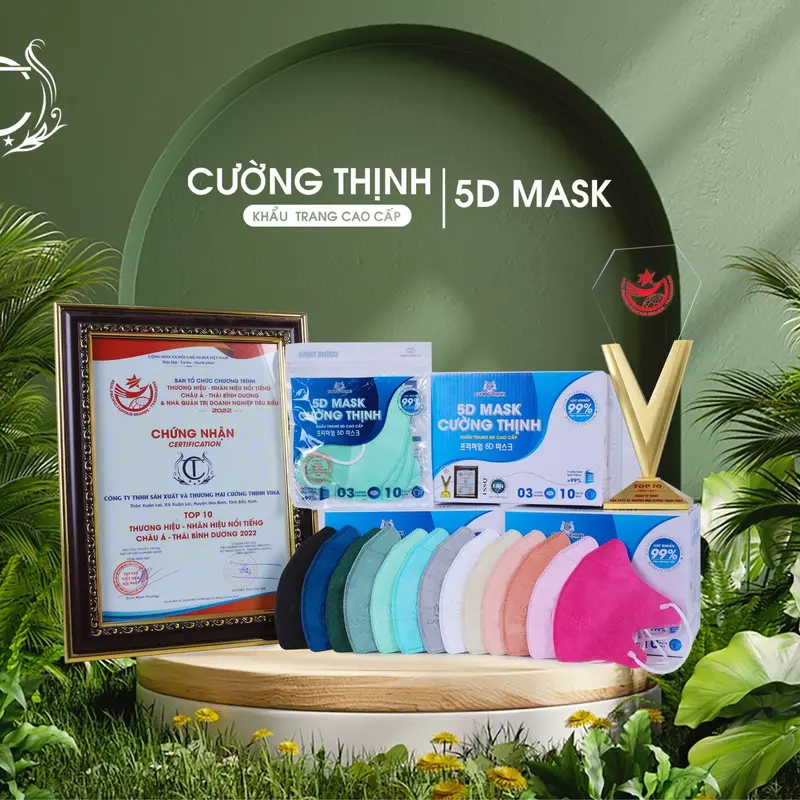 Thùng 200 Chiếc Khẩu Trang 5D Cường Thịnh 1
