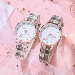 J185 Jam Tangan Fashion Wanita Jam Analog Quartz Kulit Watches Hadiah Ibu Elegan
