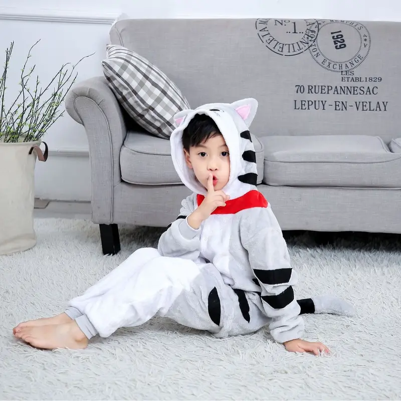 Bộ Đồ Thú kỳ lân sao hồng tím Cho Trẻ Em và người lớn Chất Lông Ấm Áp 4