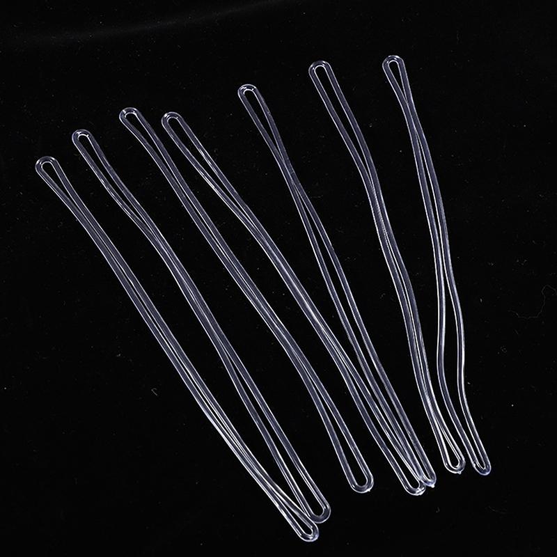Product Introduction of 50pcs Travel Tags Plastic Bag Loops Transparent Luggage ID Label Strap Holder Lanyard Portable Travel Accessories 20