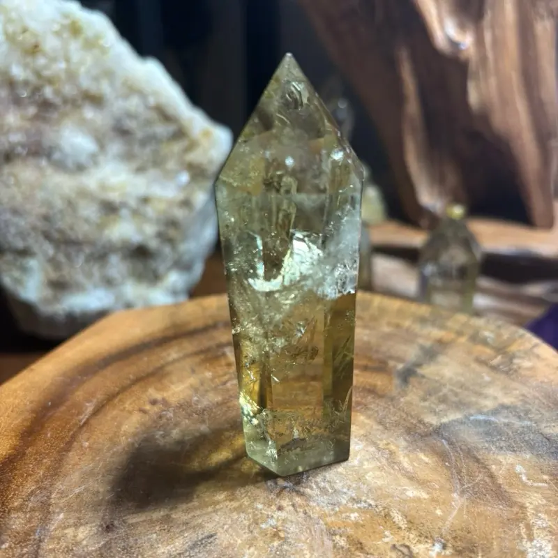 Trụ Thạch Anh Vàng- Y3- 80g