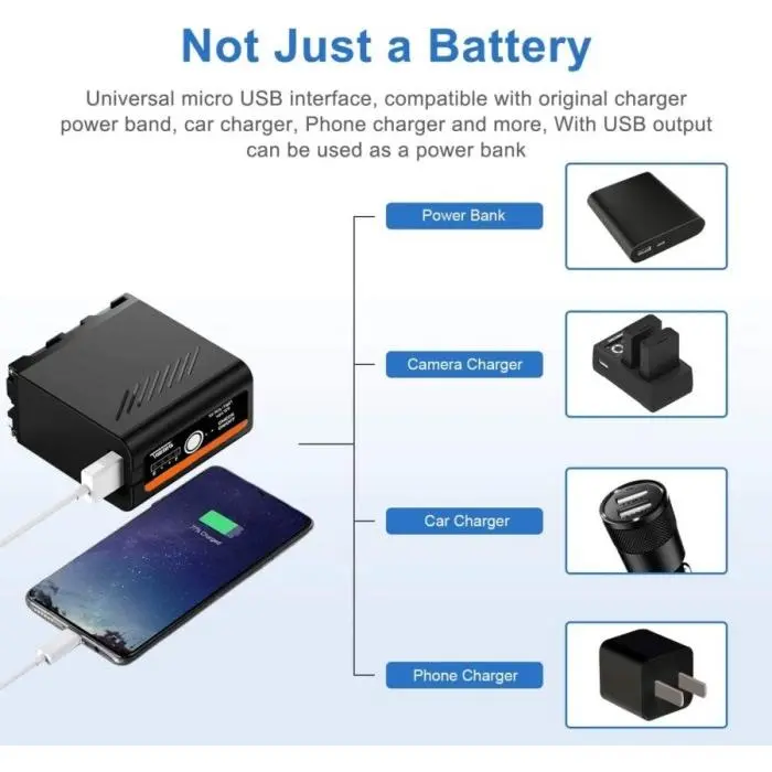 Takara Battery NP F970 F 970 For Sony Takaran Battery 3