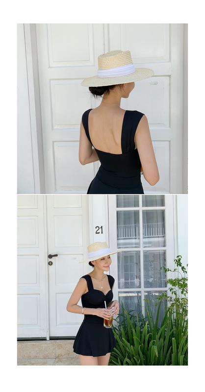 Product Introduction of Korean Style One Piece Swimwear Women Swimdress Push Up Swimsuit High Quality Bathing Suit sexy Monokini Beachwear 13