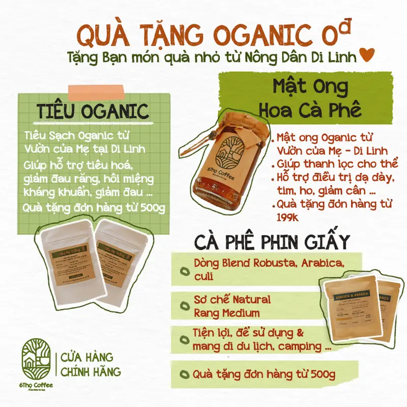 [GU CÁ TÍNH] Cà phê Sạch Nguyên Chất Blend Robusta Arabica Culi theo yêu cầu 6Thọ Coffee Cà Phê 4