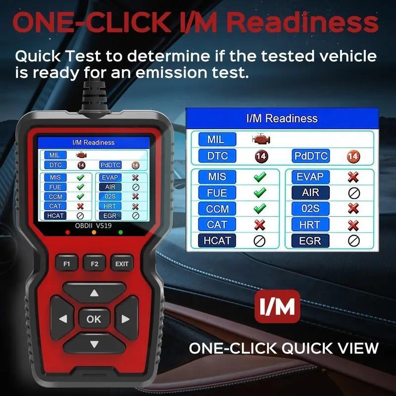 OBD2 Scanner Diagnostic Tool, Car Accessories, Car Stuff, OBD2 Code Reader Scan Tool, Truck Accessories, Check Engine Status Analyzer, Car Status Retrieval Detector, Car Inspection Tools, Car Accessories, Car Repair Tools 5